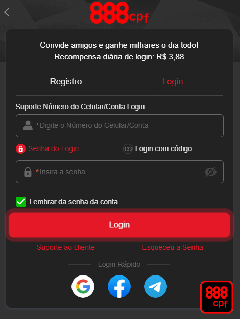 888cpf.com Junte-se à Maior Comunidade de Jogadores